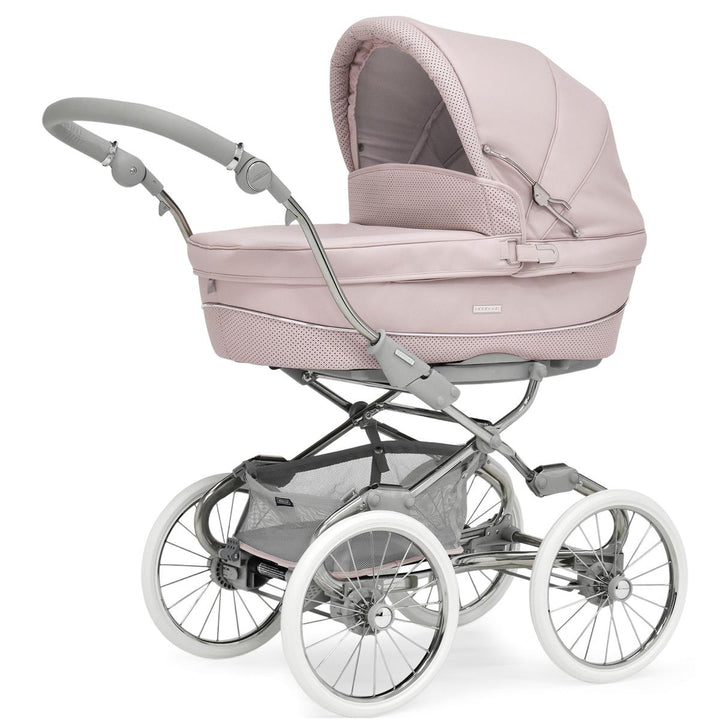 Bebecar Stylo Class+ Pram + New Aurea Car Seat Travel System + Raincover, FREE Changing Bag, Roselle