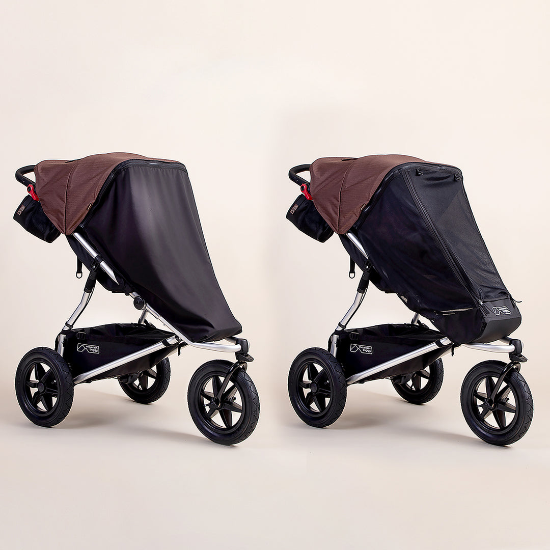 Mountain Buggy Urban Jungle & Terrain V4 Sun UV Mesh & Blackout Cover Set