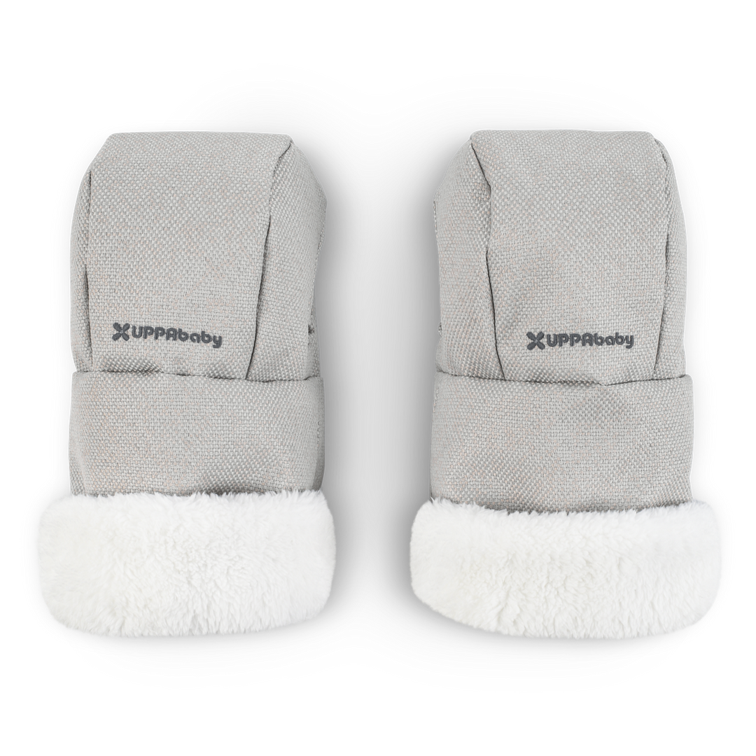 Uppababy Cozy Handmuffs, Savannah - Pearl Grey