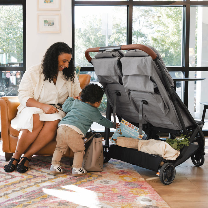Uppababy Minu Duo Side by Side Stroller, Greyson