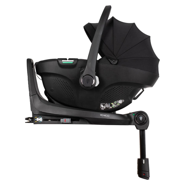 Venicci Upline 3 - 3 in 1 + Base Complete Travel System Bundle, Sand