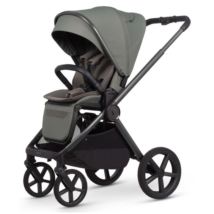 Venicci Upline 3 - 2 in 1 Pram - 11 Piece Bundle, Aloe