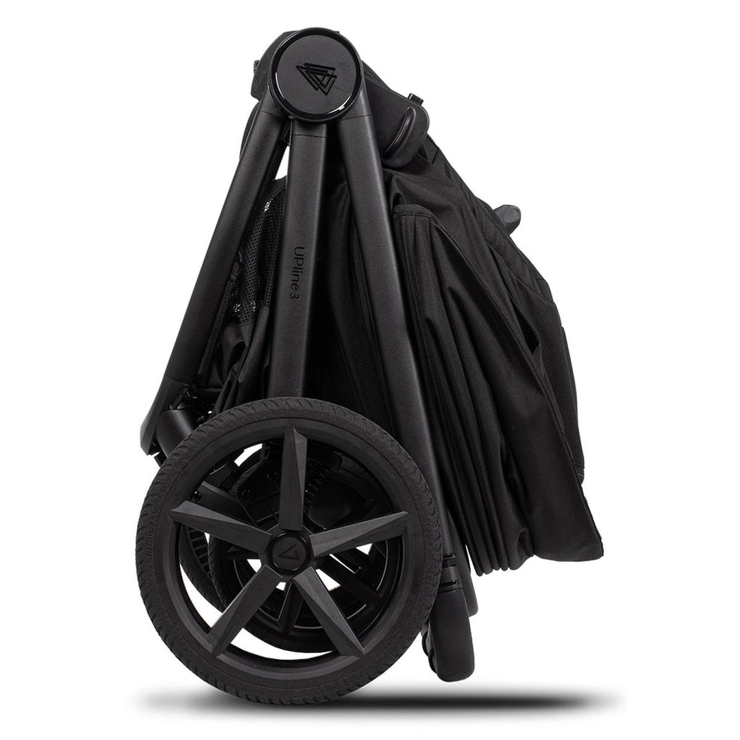 Venicci Upline 3 - 2 in 1 Pram - 11 Piece Bundle, Onyx