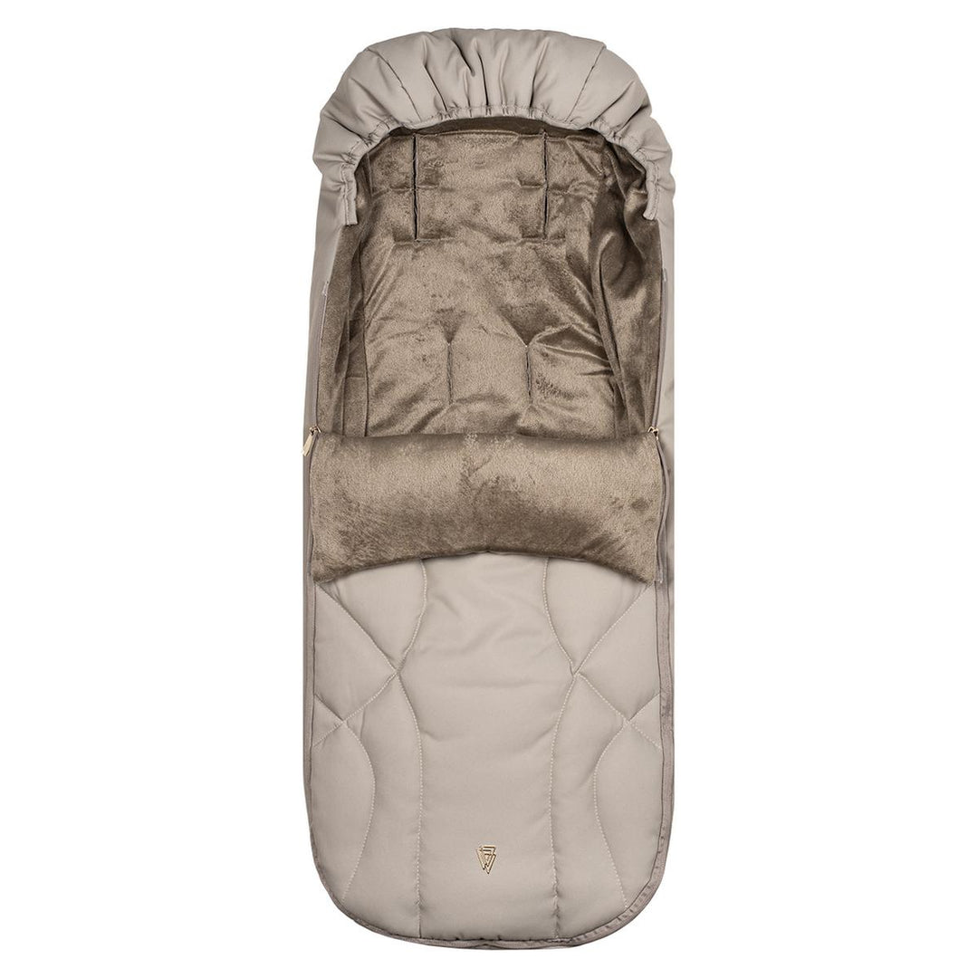 Venicci Upline 3 - 2 in 1 Pram - 11 Piece Bundle, Pebble