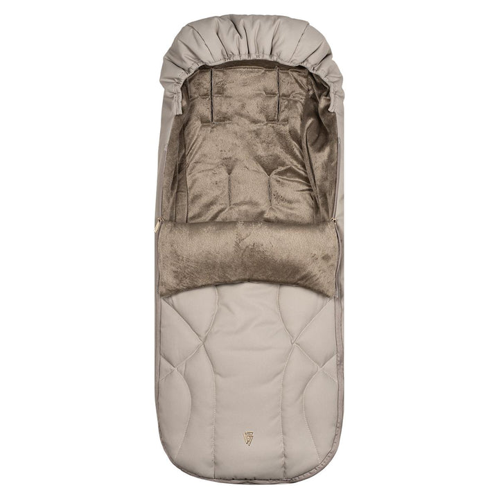 Venicci Upline 3 - 2 in 1 Pram - 11 Piece Bundle, Pebble