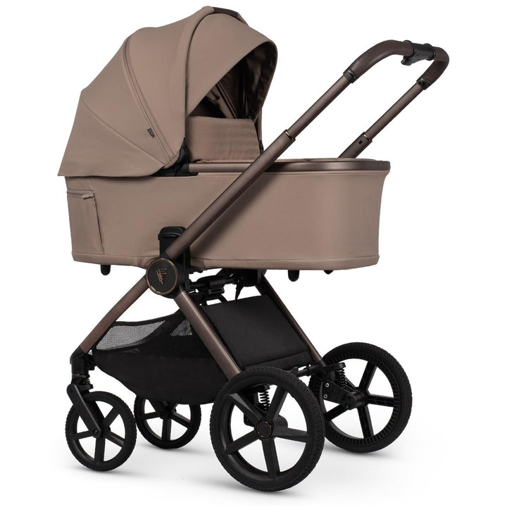 Venicci Upline 3 - 2 in 1 Pram - 11 Piece Bundle, Sand