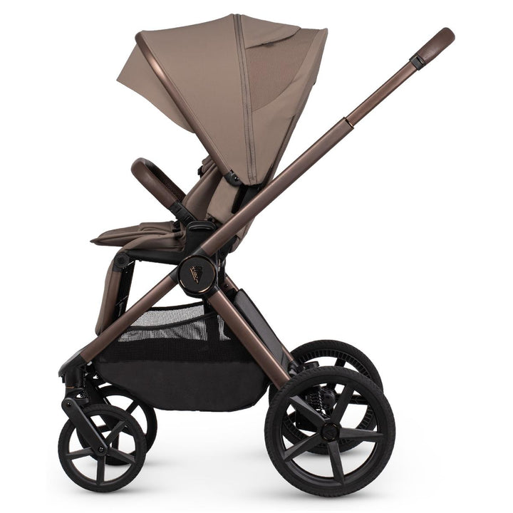 Venicci Upline 3 - 2 in 1 Pram - 11 Piece Bundle, Sand