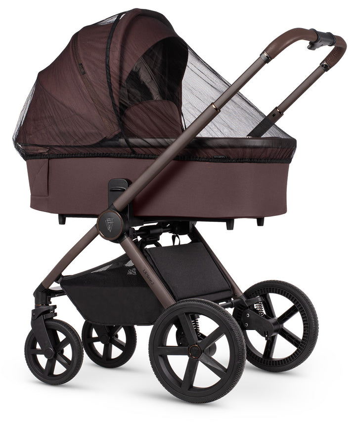 Venicci Upline 2 SE - 2 in 1 Pram - 9 Piece Bundle, Burgundy