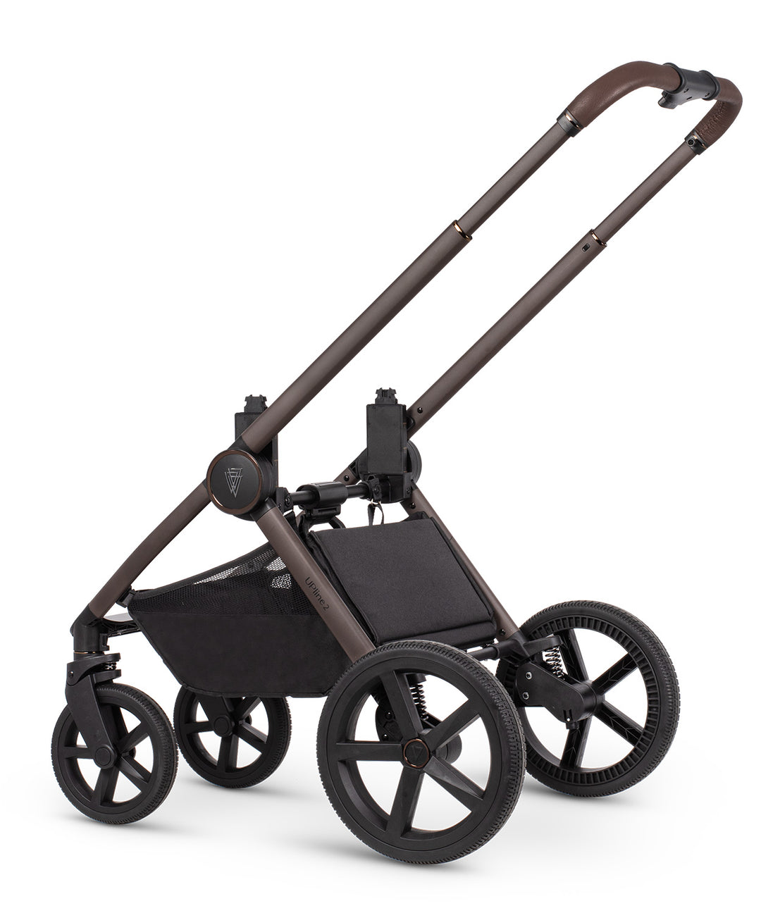 Venicci Upline 2 SE - 2 in 1 Pram - 9 Piece Bundle, Burgundy