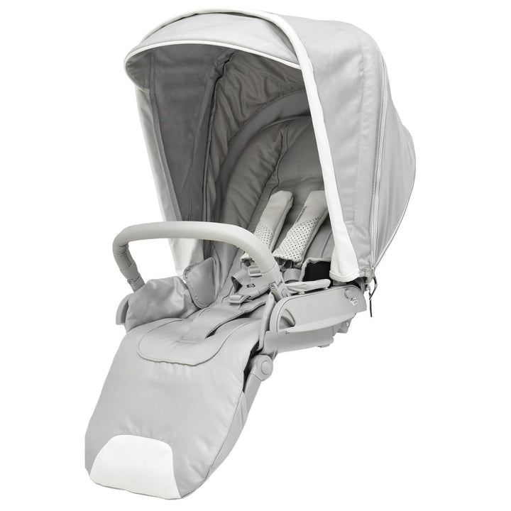 Bebecar Minipop Trio 3 in 1 Travel System + Lie Flat Car Seat, FREE Changing Bag, Porcelaine