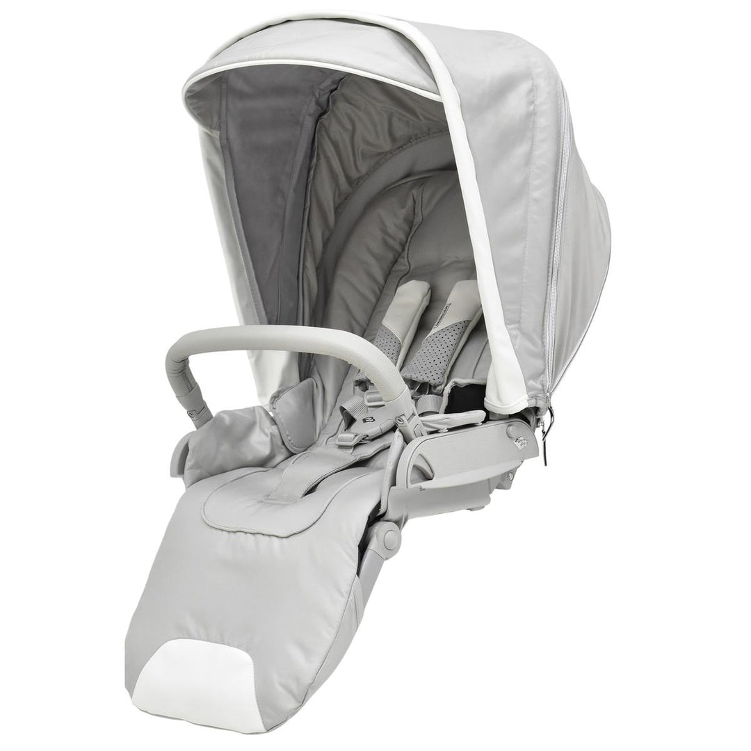 Bebecar Minipop Trio 3 in 1 Travel System + Lie Flat Car Seat, FREE Changing Bag, Halo