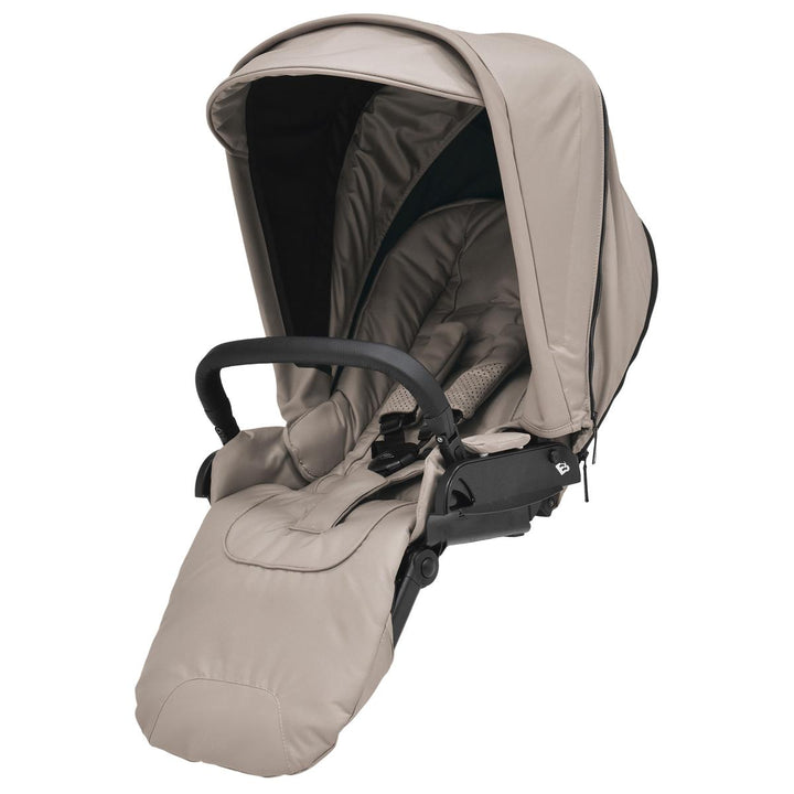 Bebecar Minipop Trio 3 in 1 Travel System + Lie Flat Car Seat, FREE Changing Bag, Truffle