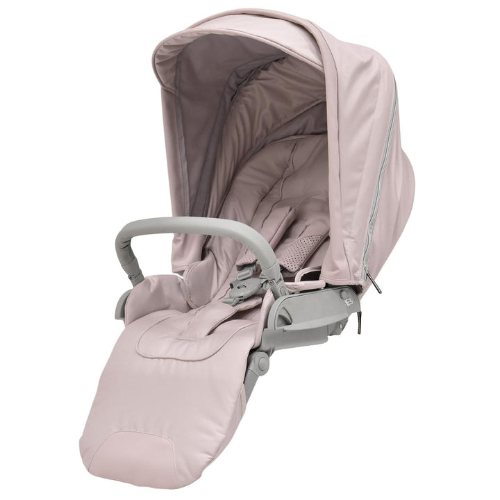 Bebecar Minipop Trio 3 in 1 Travel System + Lie Flat Car Seat, FREE Changing Bag, Roselle