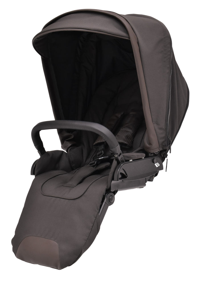 Bebecar Minipop Trio 3 in 1 Travel System + Lie Flat Car Seat, FREE Changing Bag, Cacao
