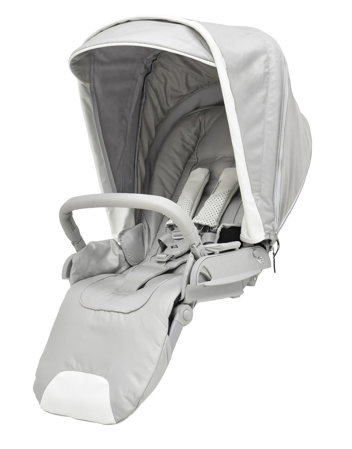 Bebecar Minipop Duo 2 in 1 Pram + Raincover, Porcelaine - image 2