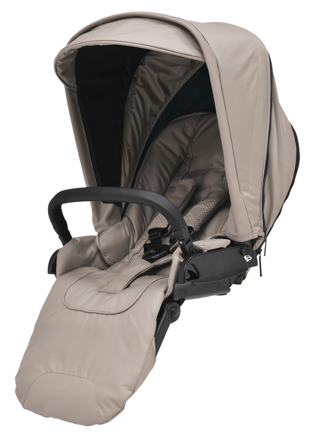 Bebecar Minipop Duo 2 in 1 Pram + Raincover, Truffle - image 2