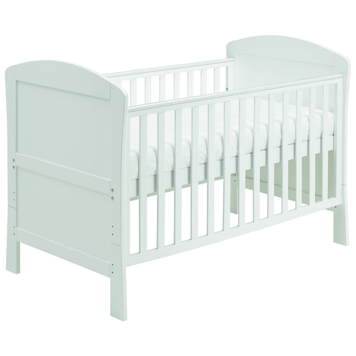 Babymore Aston Drop Side Cot Bed, White