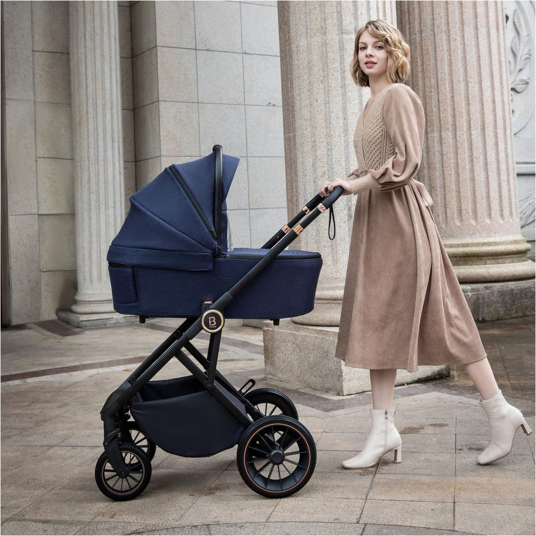 Babymore Chia Coco Travel System Bundle, Midnight Blue