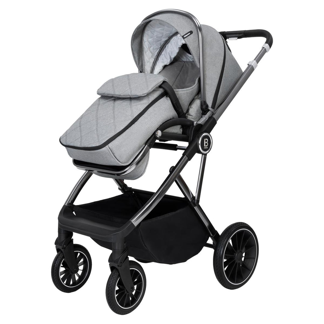 Babymore Chia Coco Isofix Travel System Bundle, Pearl Grey