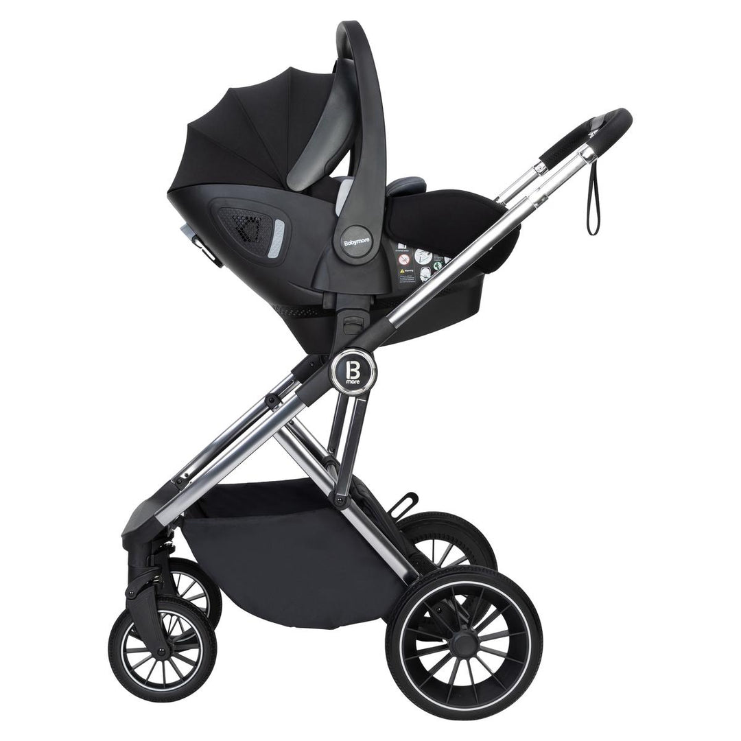 Babymore Chia Pecan Travel System Bundle, Pearl Grey