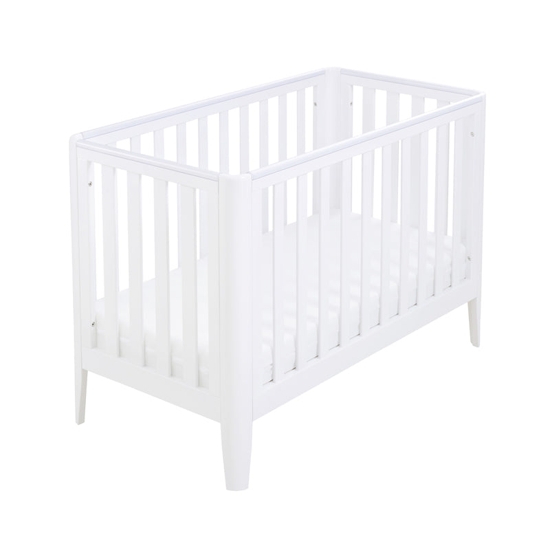 Babymore Iris Mini Cot Bed, White