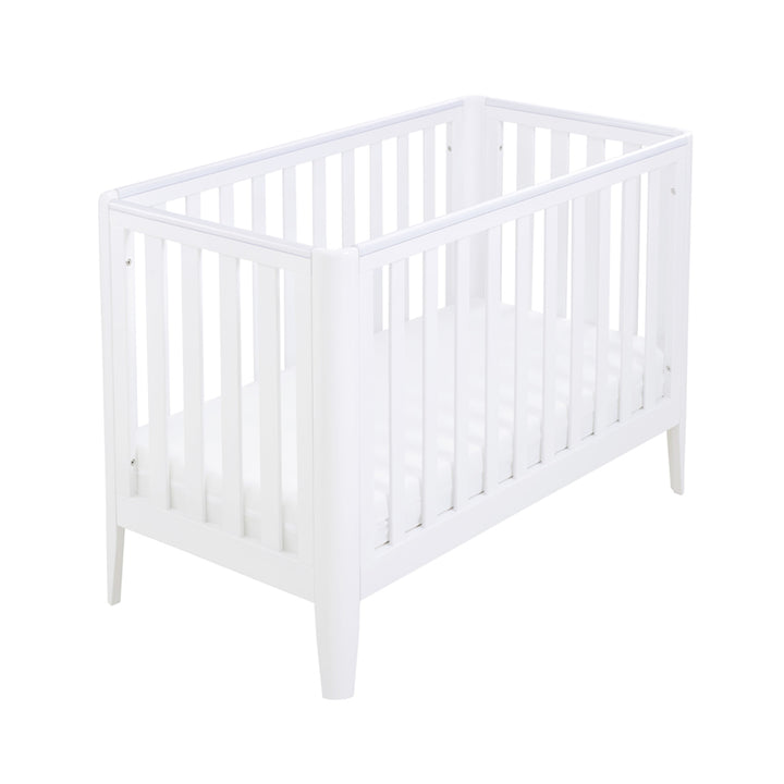 Babymore Iris Mini Cot Bed, White