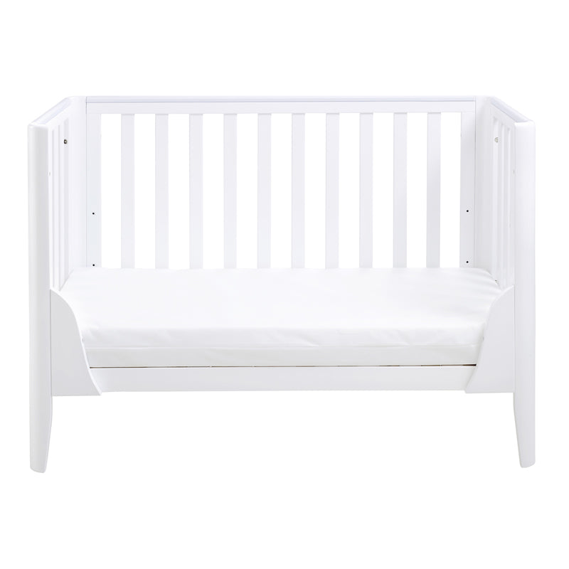 Babymore Iris Mini Cot Bed, White