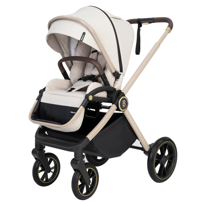 Babymore Kai Pecan Isofix Travel System Bundle, Sandstone
