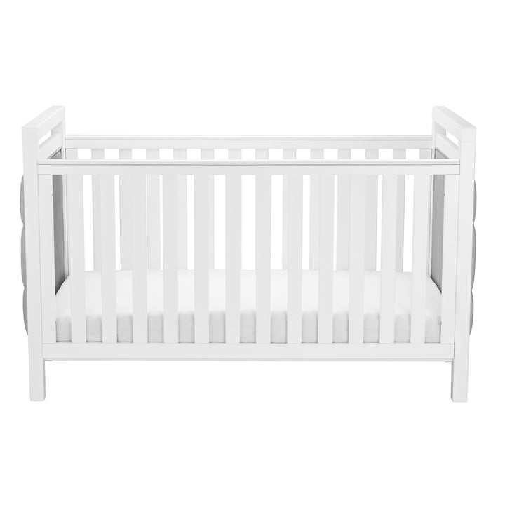 Babymore Velvet Deluxe Cot Bed, White