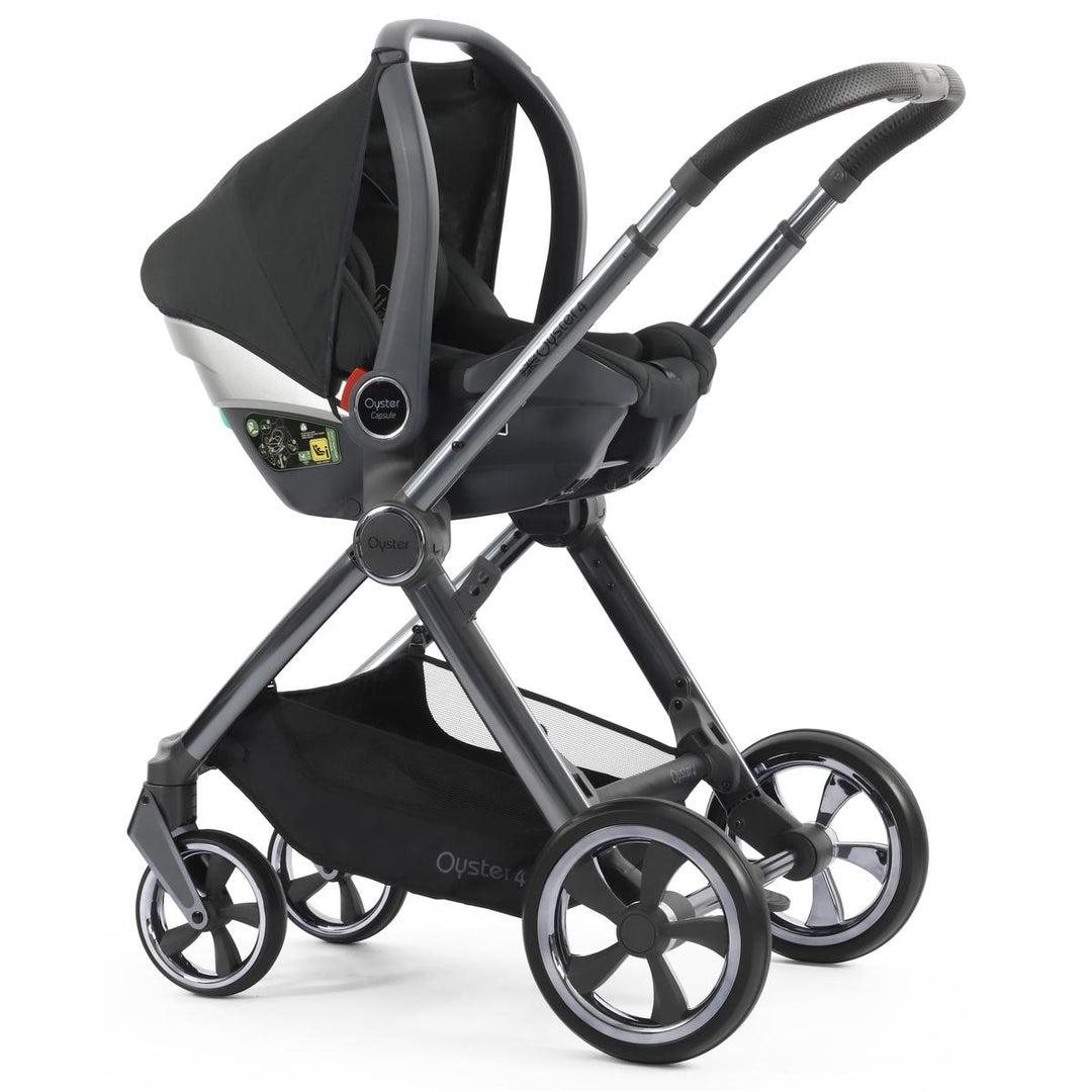 Babystyle Oyster 4 Tandem Travel System Bundle, Black Olive