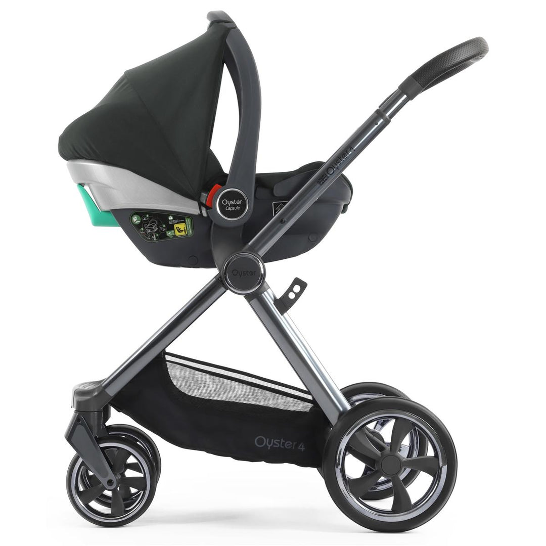 Babystyle Oyster 4 Tandem Travel System Bundle, Black Olive