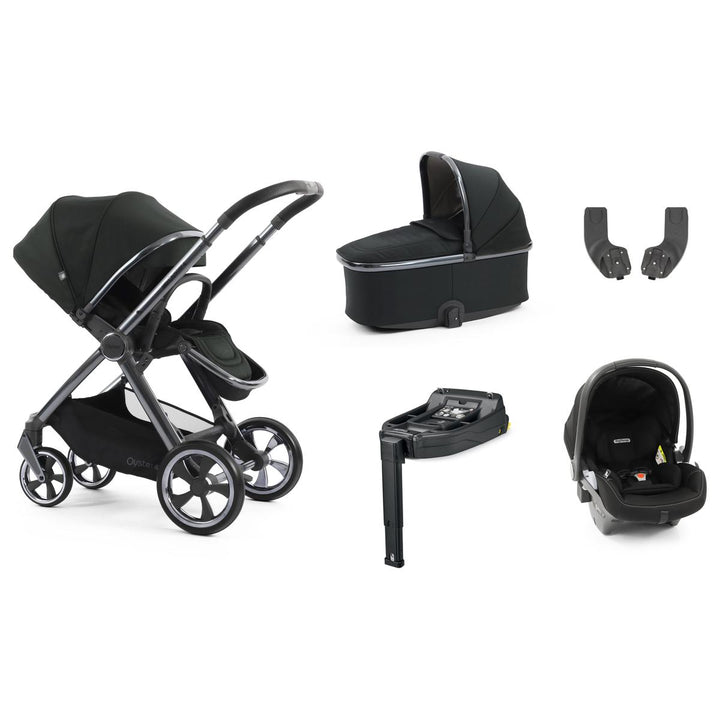Babystyle Oyster 4 Essential 5 Piece Primo Viaggio Lounge Bundle, Black Olive