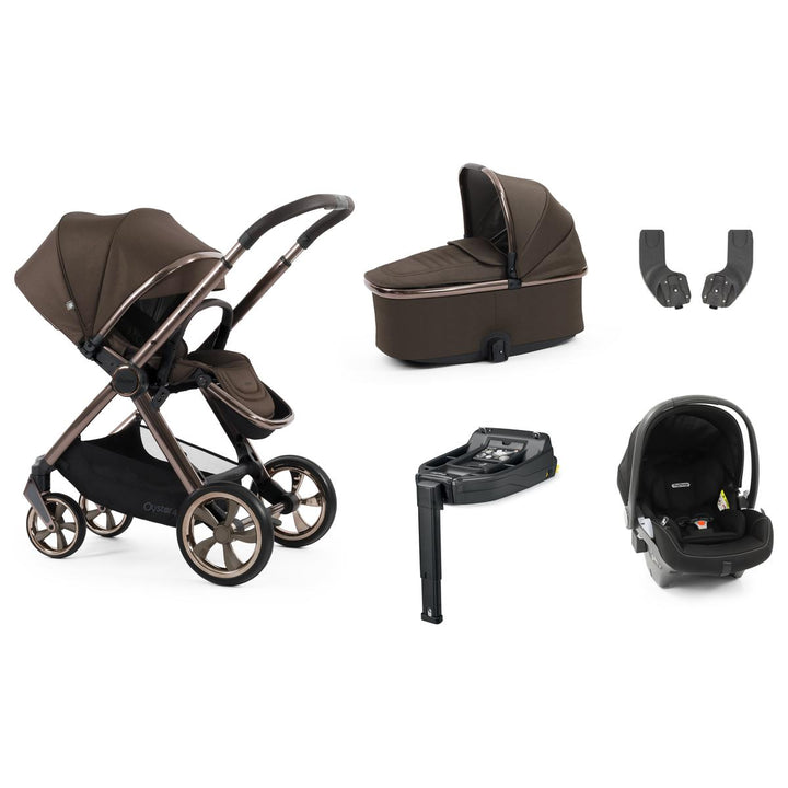 Babystyle Oyster 4 Essential 5 Piece Primo Viaggio Lounge Bundle, Chocolate Velvet