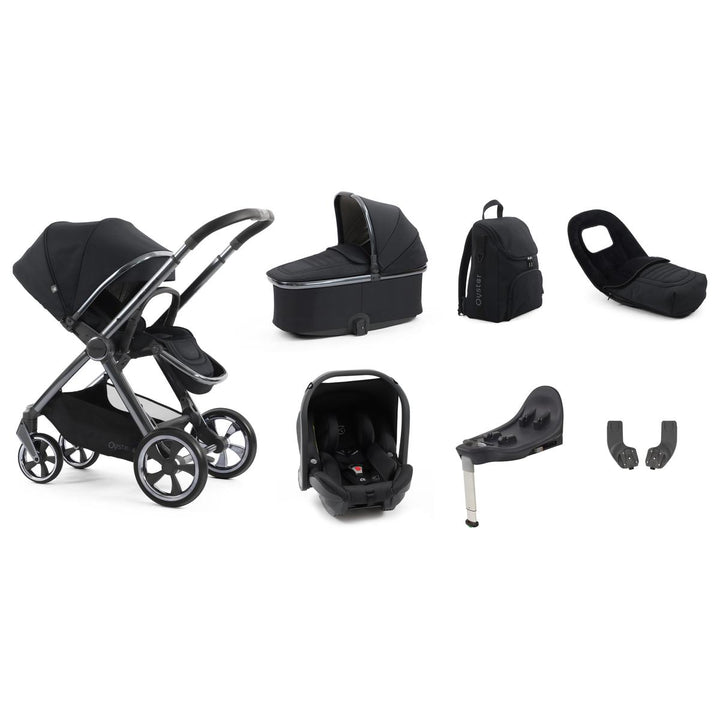 Babystyle Oyster 4 Luxury 7 Piece Bundle, Carbonite