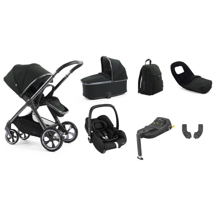 Babystyle Oyster 4 Luxury 7 Piece Cabriofix i-Size Bundle, Black Olive