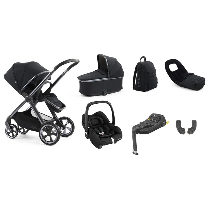 Babystyle Oyster 4 Luxury 7 Piece Cabriofix i-Size Bundle, Carbonite