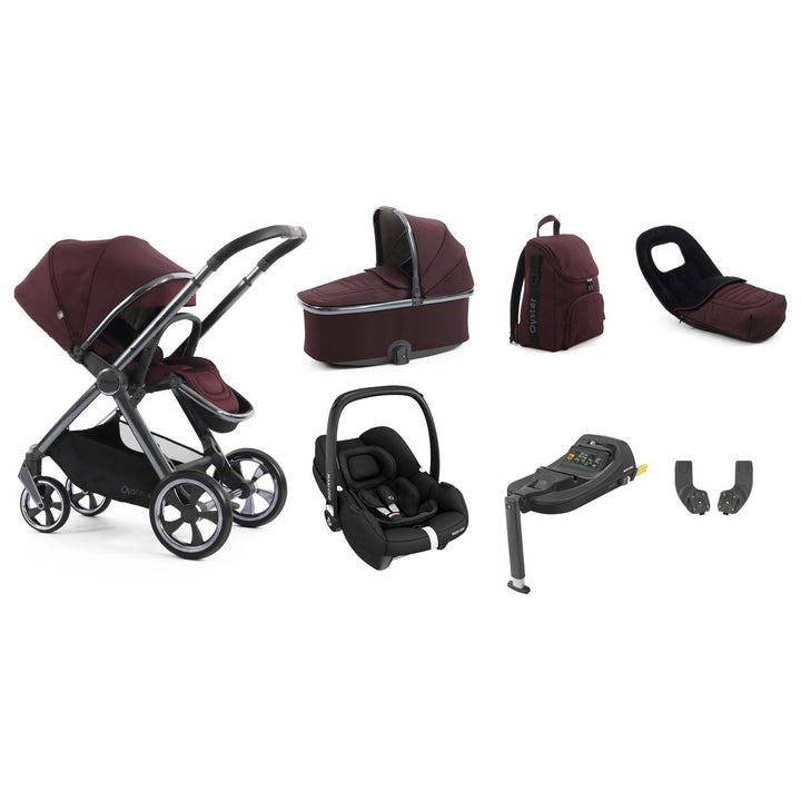 Babystyle Oyster 4 Luxury 7 Piece Cabriofix i-Size Bundle, Mulberry