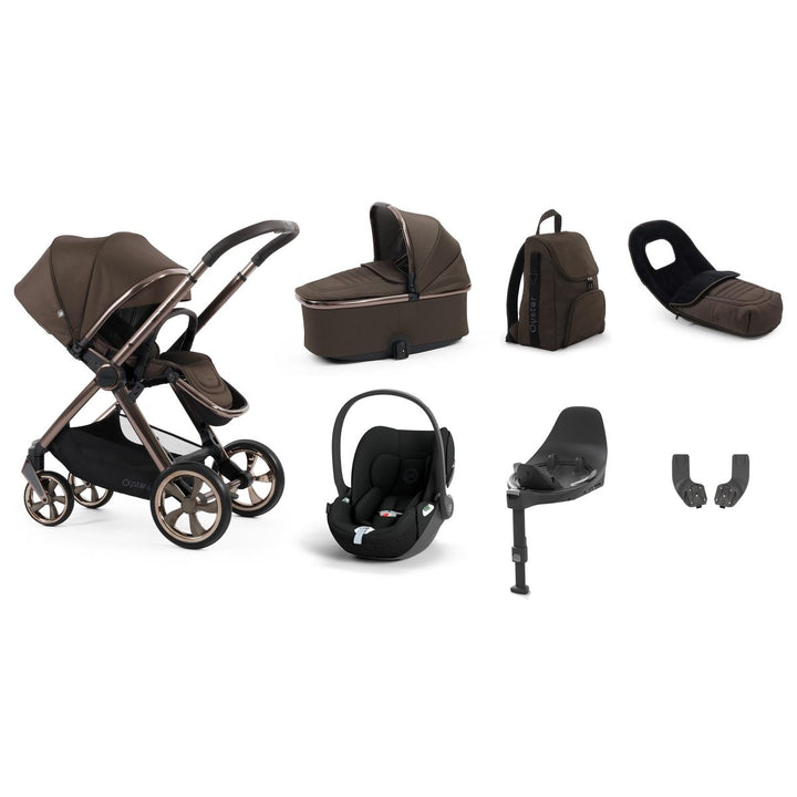 Babystyle Oyster 4 Luxury 7 Piece Cloud T Bundle, Chocolate Velvet