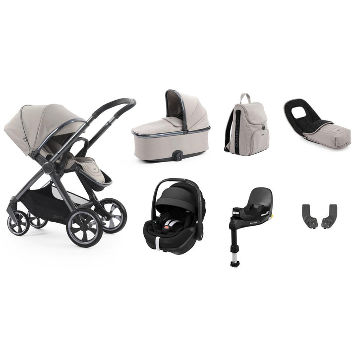 Babystyle Oyster 4 Luxury 7 Piece Pebble 360 Pro Bundle, Stone