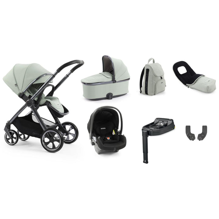 Babystyle Oyster 4 Luxury 7 Piece Primo Viaggio Lounge Bundle, Pistachio