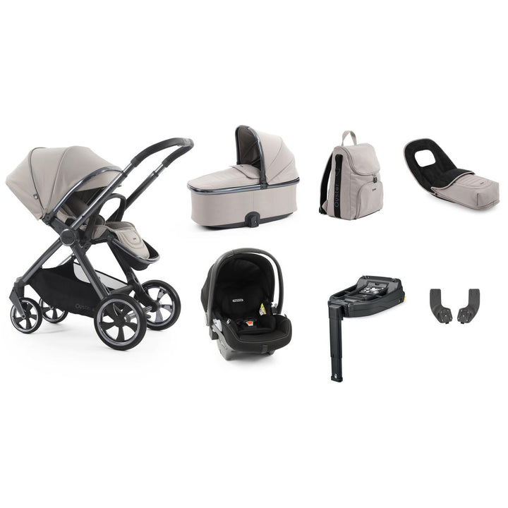 Babystyle Oyster 4 Luxury 7 Piece Primo Viaggio Lounge Bundle, Stone