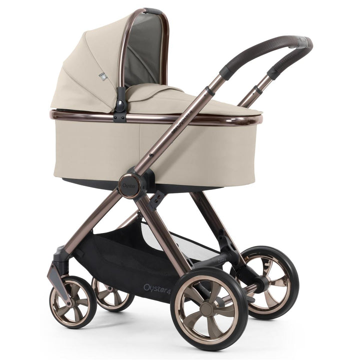 Babystyle Oyster 4 Tandem Cabriofix i-Size Travel System Bundle, Buttermilk