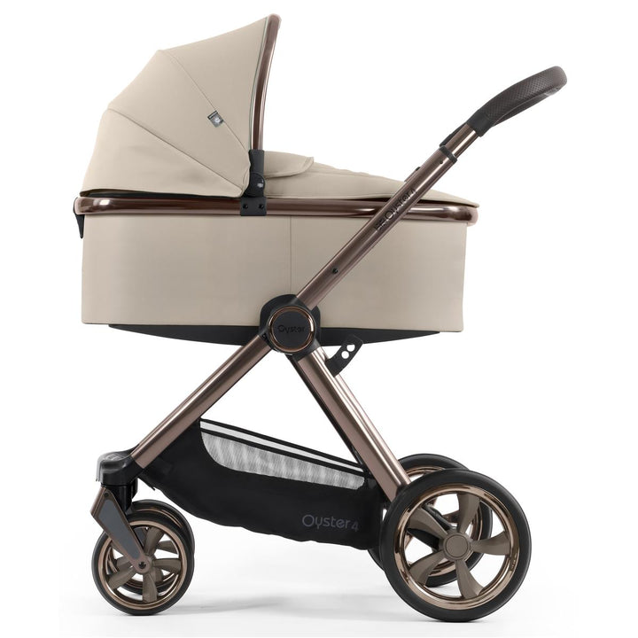 Babystyle Oyster 4 Twin Travel System Bundle, Buttermilk