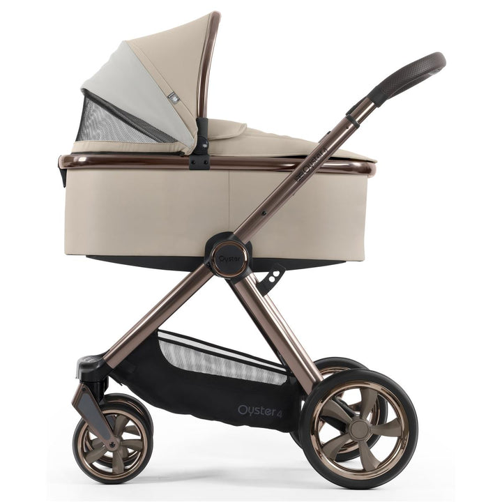 Babystyle Oyster 4 Tandem Travel System Bundle, Buttermilk