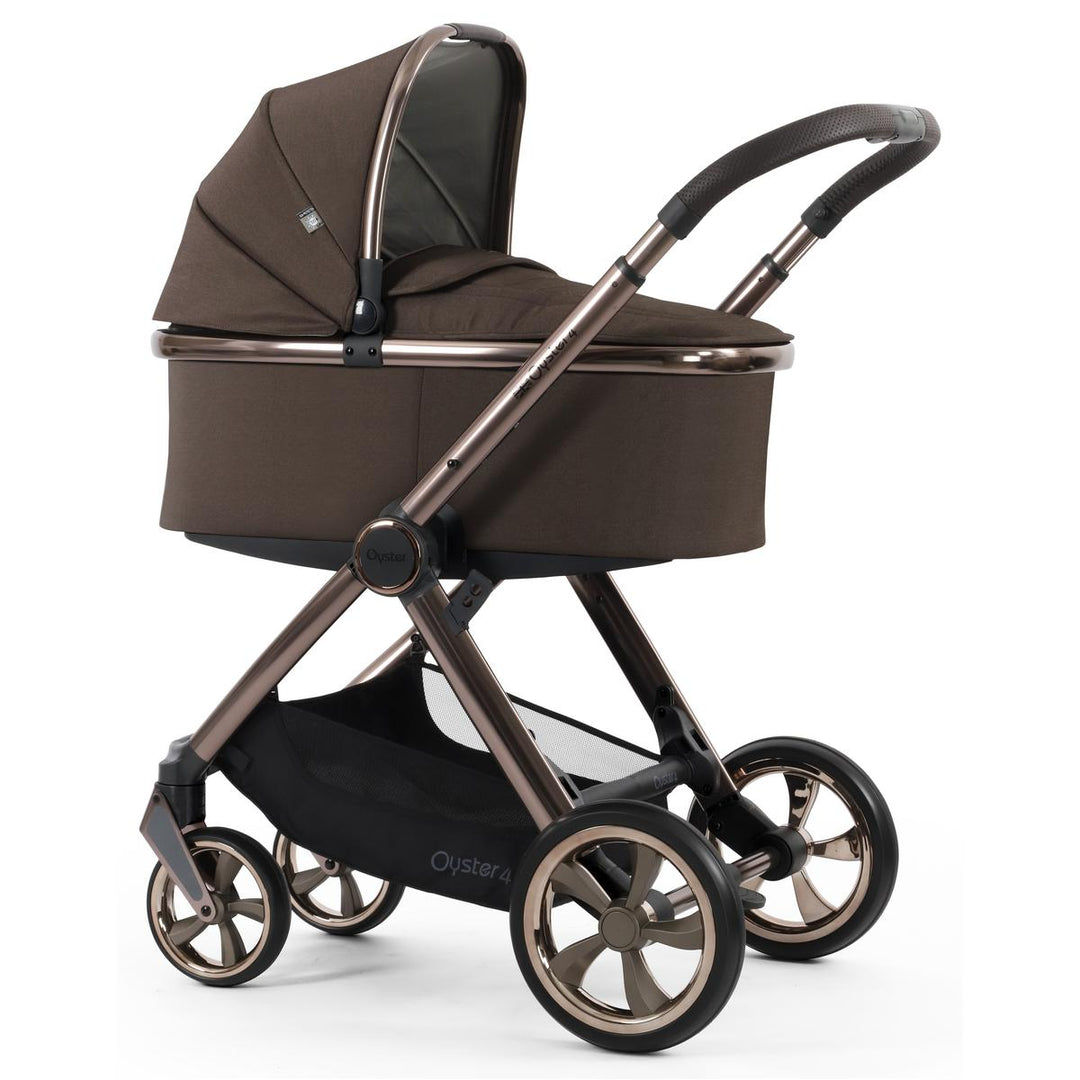 Babystyle Oyster 4 Tandem Cabriofix i-Size Travel System Bundle, Chocolate Velvet