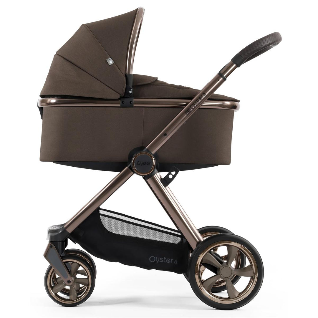 Babystyle Oyster 4 Tandem Cabriofix i-Size Travel System Bundle, Chocolate Velvet