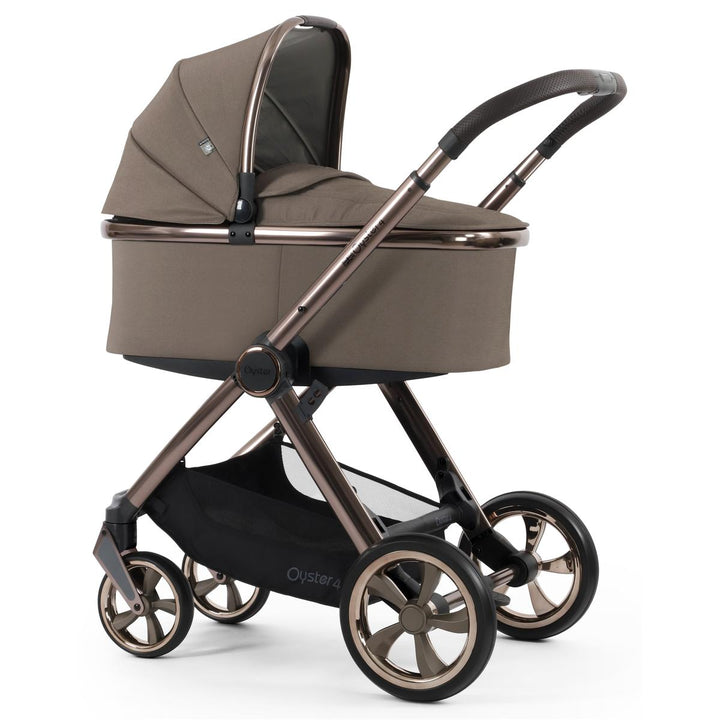 Babystyle Oyster 4 Twin Cabriofix i-Size Travel System Bundle, Mink