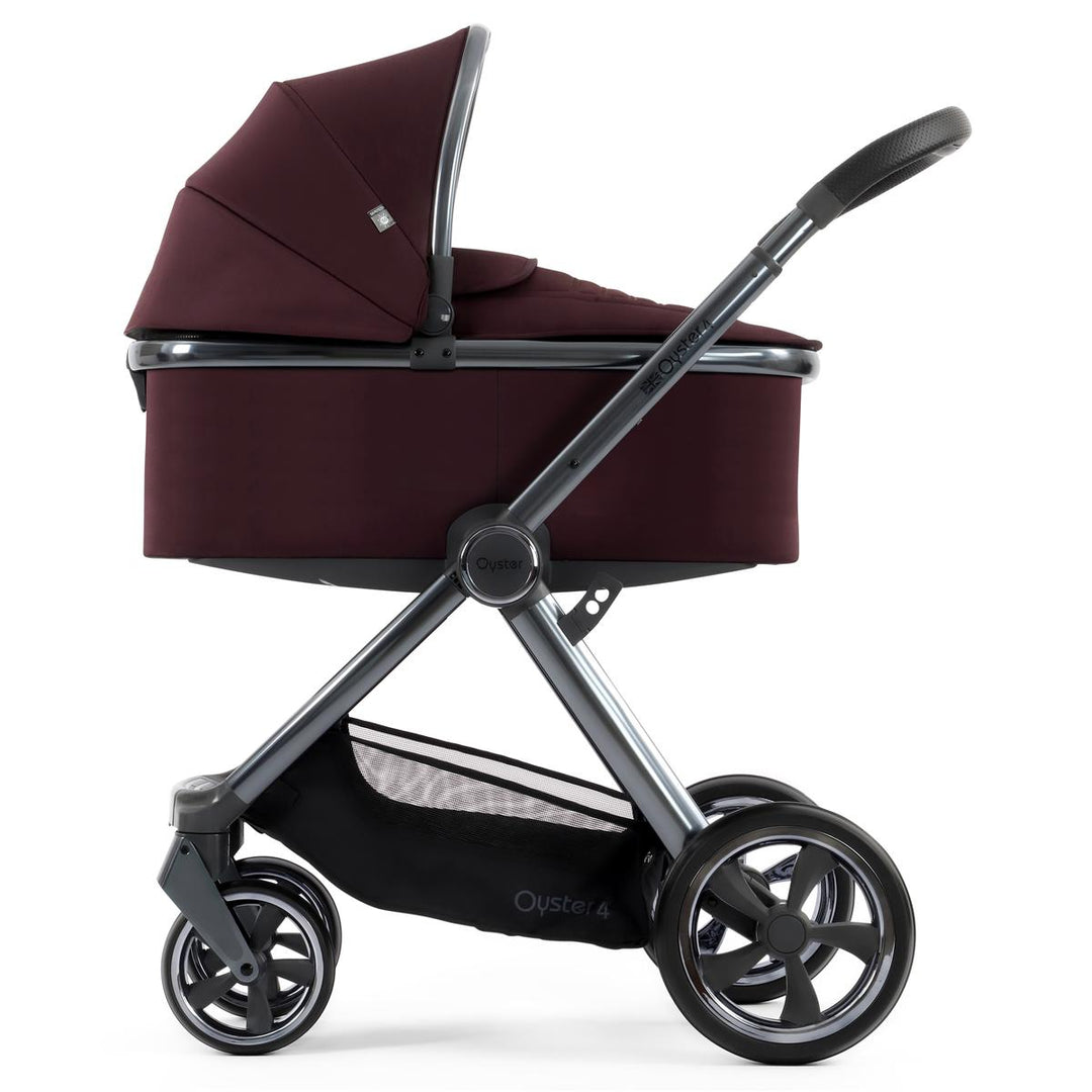 Babystyle Oyster 4 Tandem Travel System Bundle, Mulberry