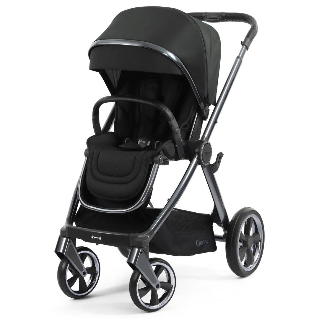 Babystyle Oyster 4 Tandem Cabriofix i-Size Travel System Bundle, Black Olive