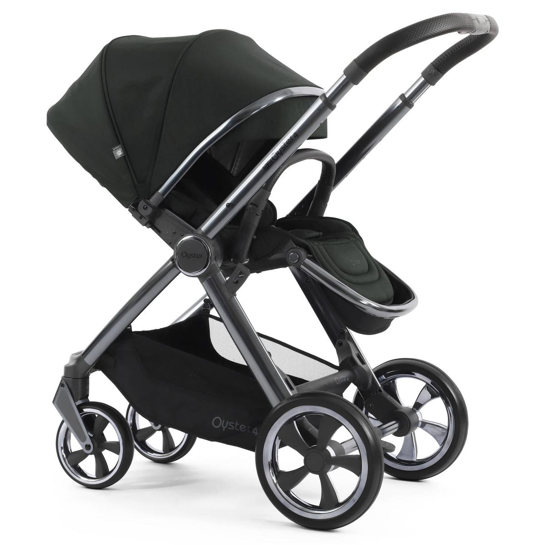 Babystyle Oyster 4 Tandem Cabriofix i-Size Travel System Bundle, Black Olive